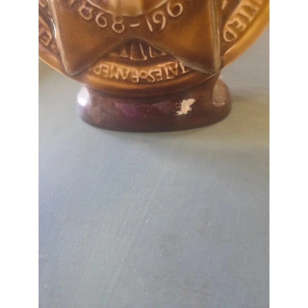 Jim Beam BPOE Elks Centennial 1868-1968 Decanter Regal China Liquor Bottle Empty